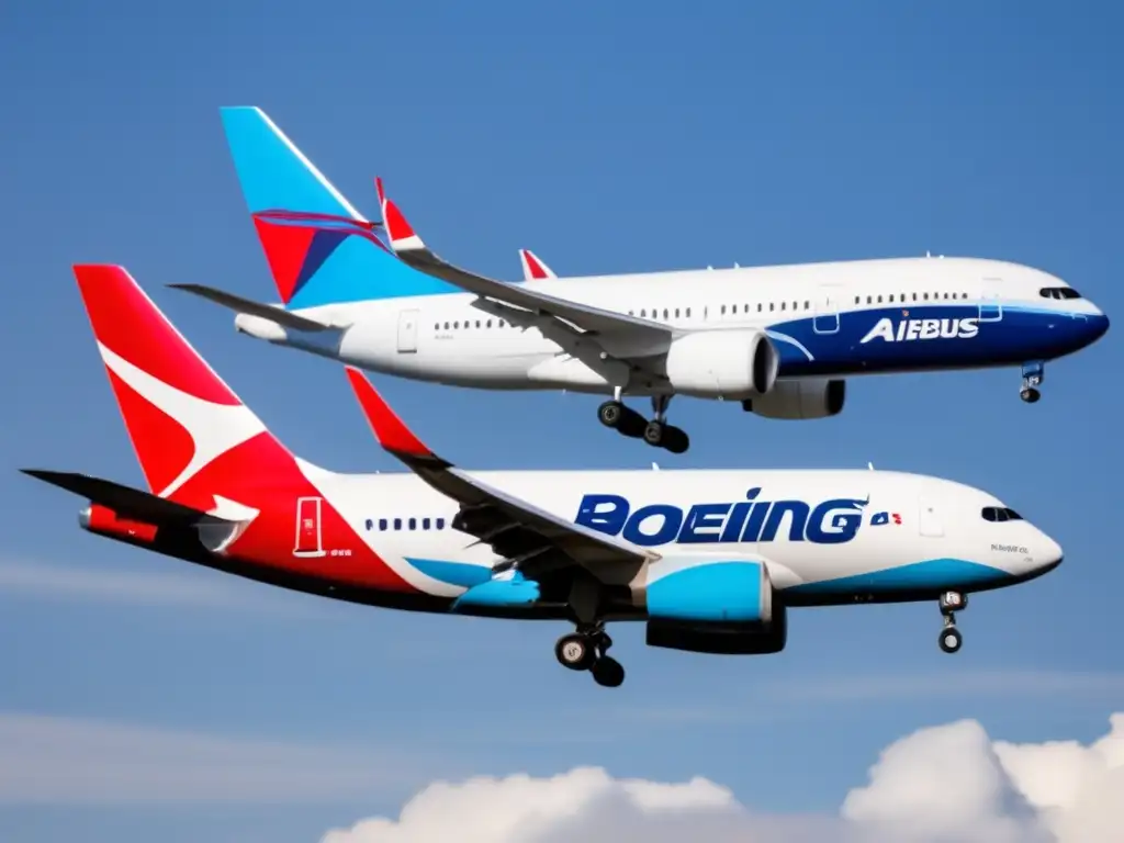 Aviones Boeing y Airbus: Evolución rivalidad