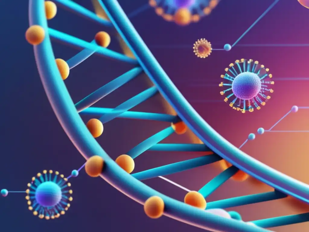 Tecnología lucha contra pandemias: Imagen 8k ultradetallada muestra avances genómicos, modelado molecular y poder computacional