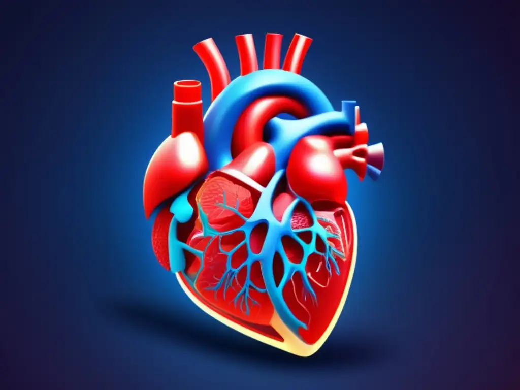 Herramientas bioingeniería para enfermedades cardiovasculares: Composición minimalista y abstracta que representa técnicas vanguardistas en bioingeniería cardiovascular