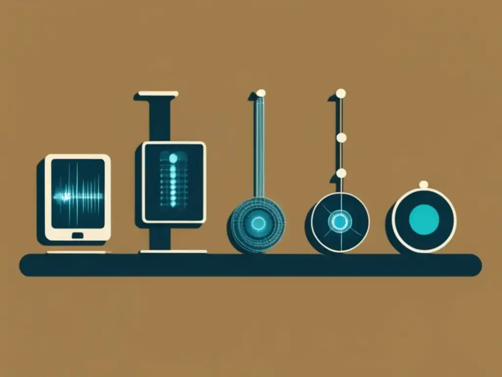 Evolución máquinas rayos X: historia y avances en imagen minimalista abstracta