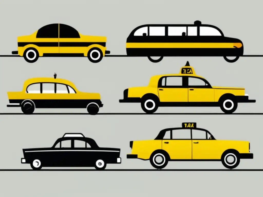 Historia del transporte urbano: Evolución desde carruajes a taxis clásicos y servicios de ridesharing con Uber y Lyft