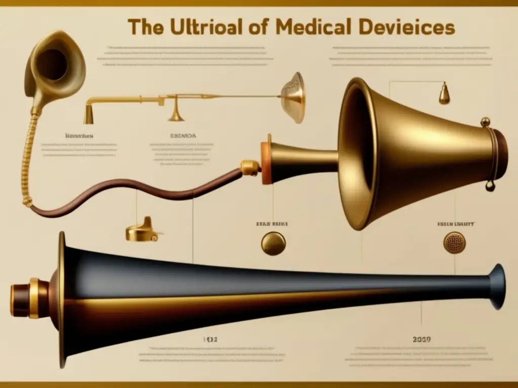 Historia de herramientas de audición médica desde la antigüedad hasta la actualidad