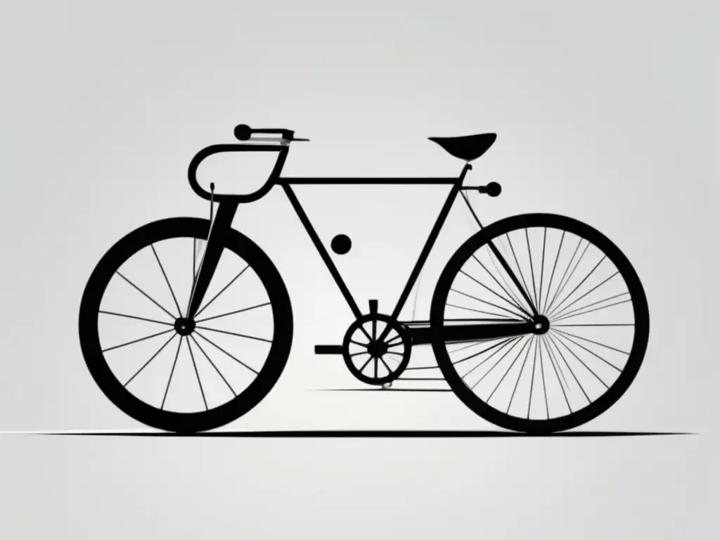Evolución de la bicicleta en formas abstractas Impacto evolución bicicleta sociedad