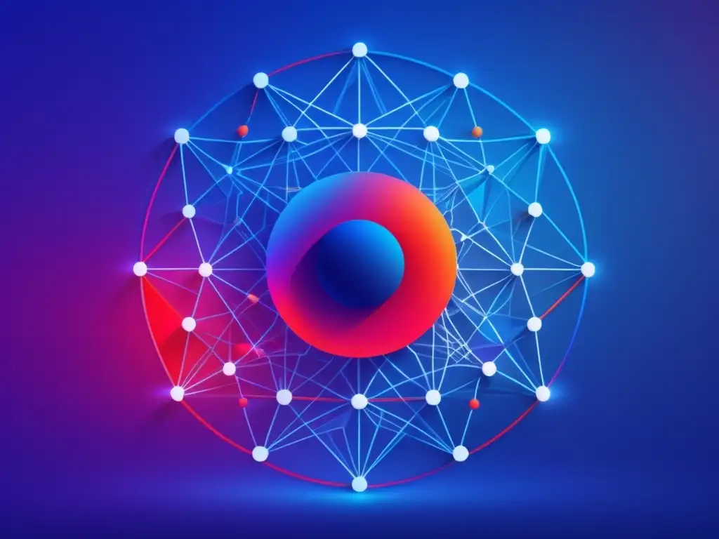 Filosofía y tecnología futura: una imagen 8k ultradetallada que muestra la relación entre ambos, en una composición minimalista y abstracta