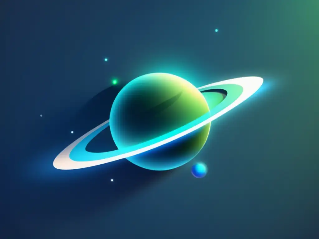GPS Satélite en órbita terrestre Futuro GPS: satélite geométrico azul-verde en órbita terrestre, tecnología futurista y conexión global