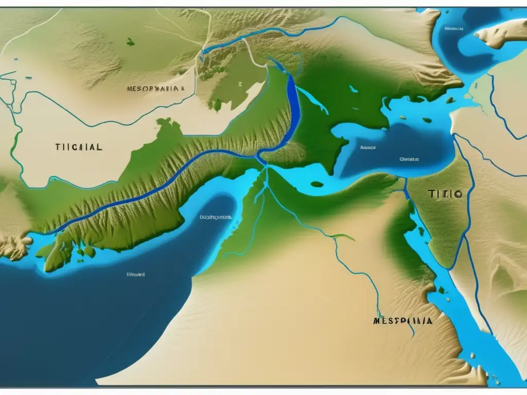 Paisaje de Mesopotamia: Técnicas de irrigación en historia y desarrollo