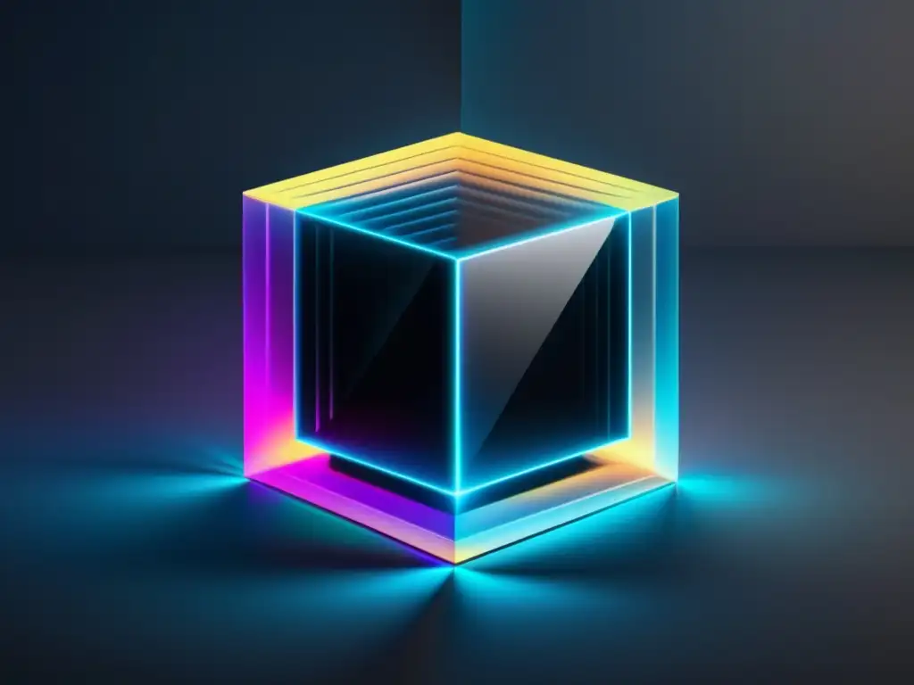 Ética y tecnología moderna, imagen abstracta de alta resolución con interplay entre ambos