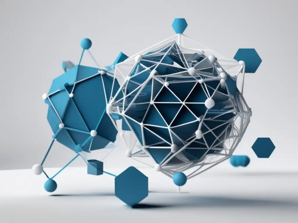 Representación abstracta de la intersección entre geopolítica y desarrollo tecnológico de la impresión 3D