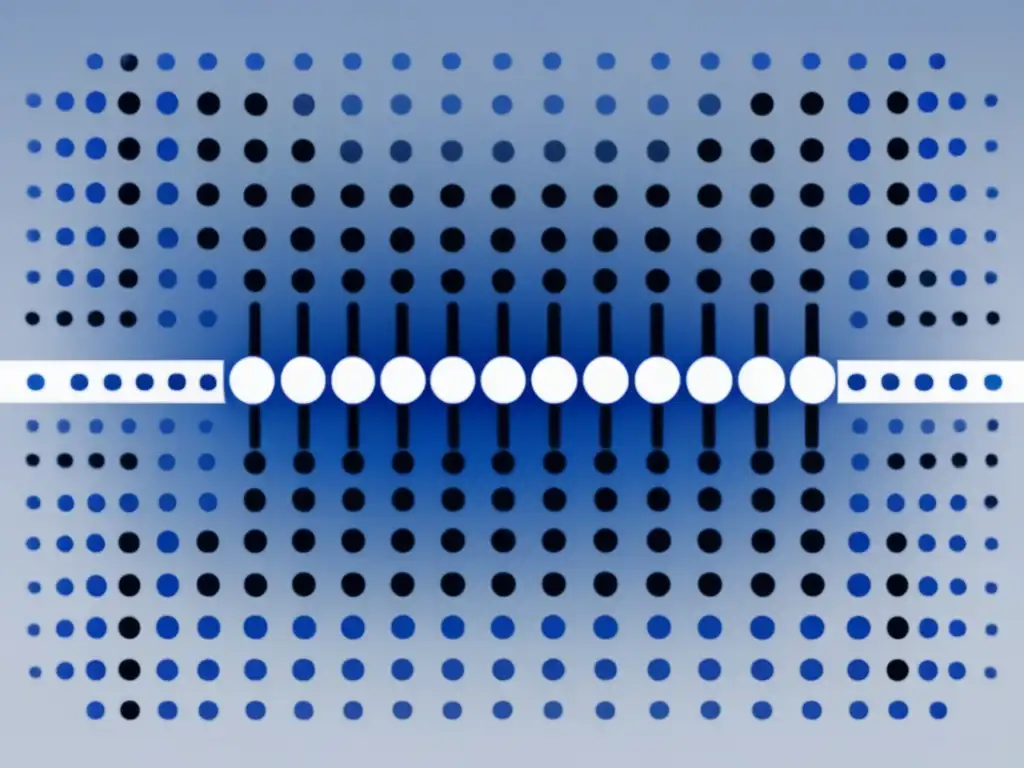 Representación abstracta del Morse code, elegancia y simplicidad en la historia del telégrafo y su obsolescencia