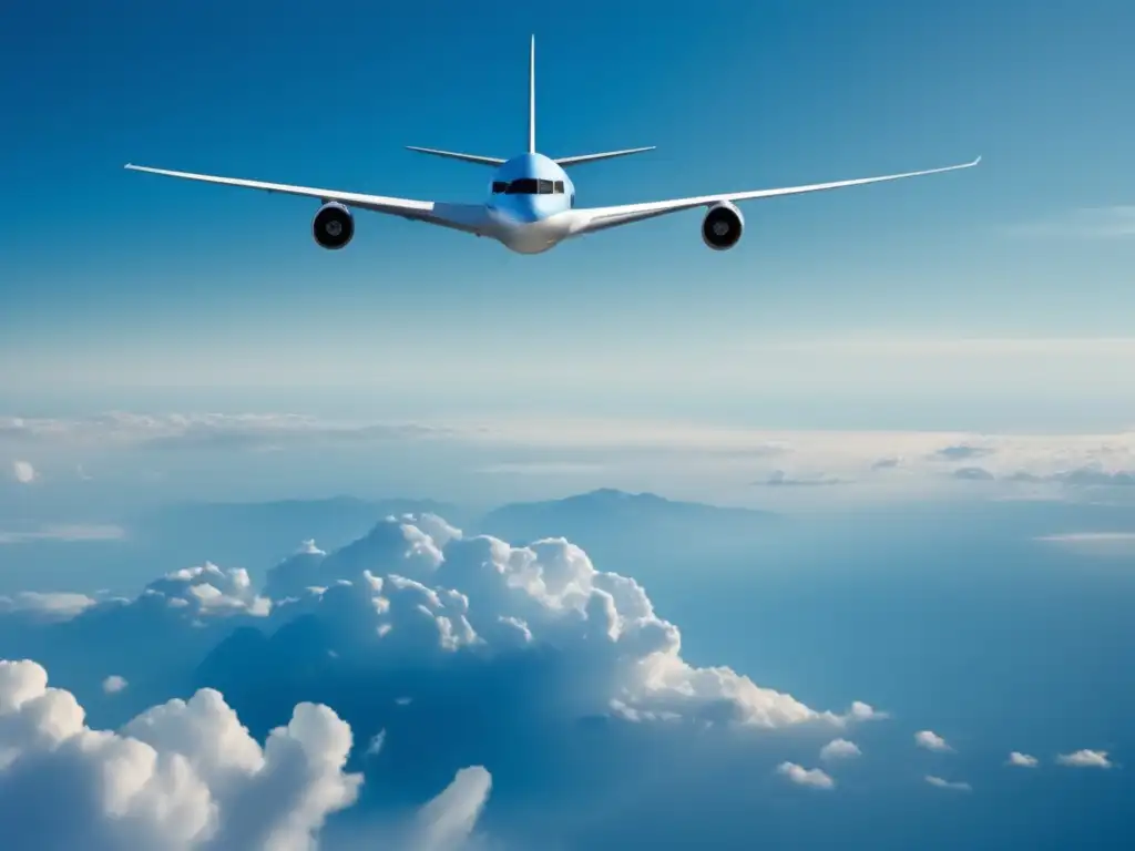 Mujeres pioneras en aviación, serenas y empoderadas en el cielo azul, símbolos de innovación y determinación