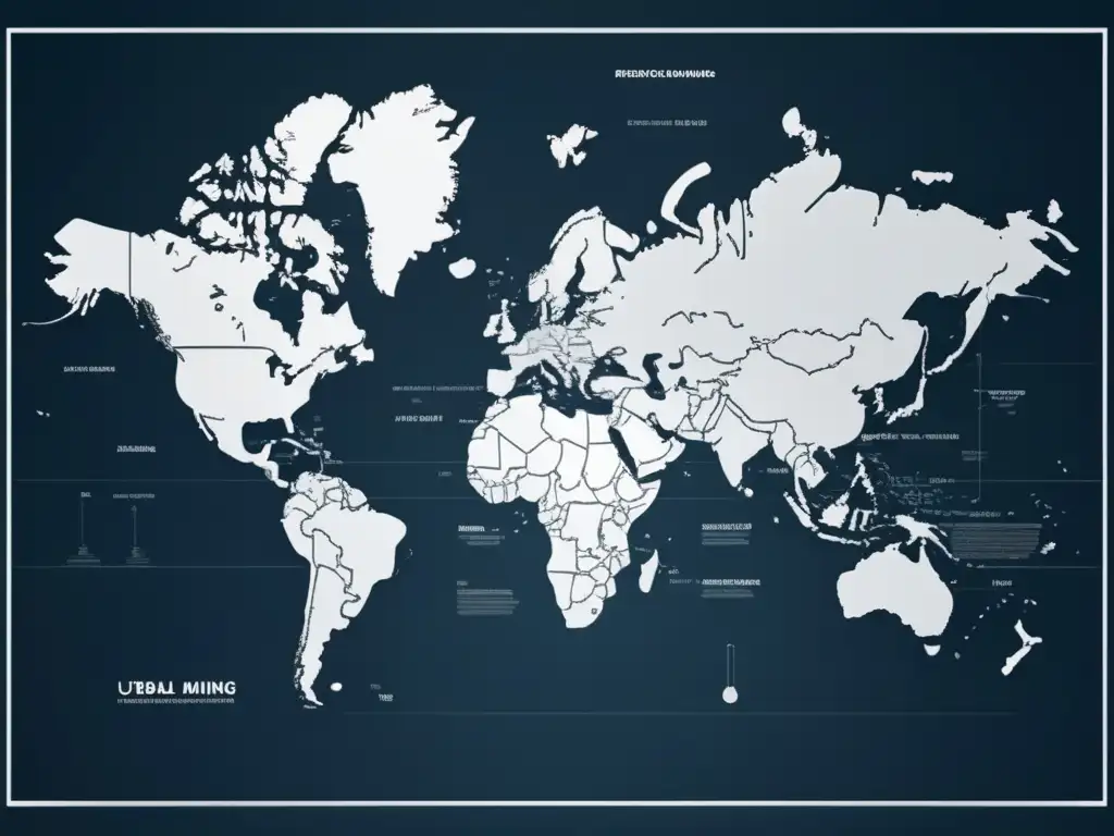 Mapa mundial de minería: Historia de la tecnología extractiva y geopolítica