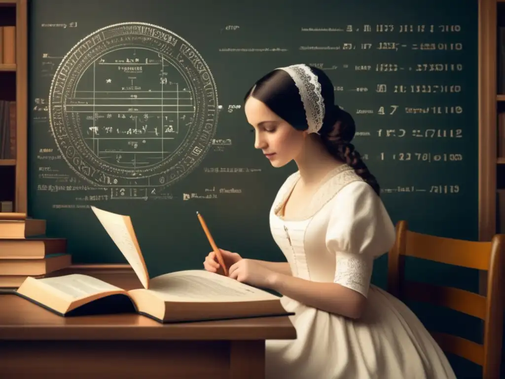 Infancia y educación de Ada Lovelace, niña estudiando matemáticas con pasión