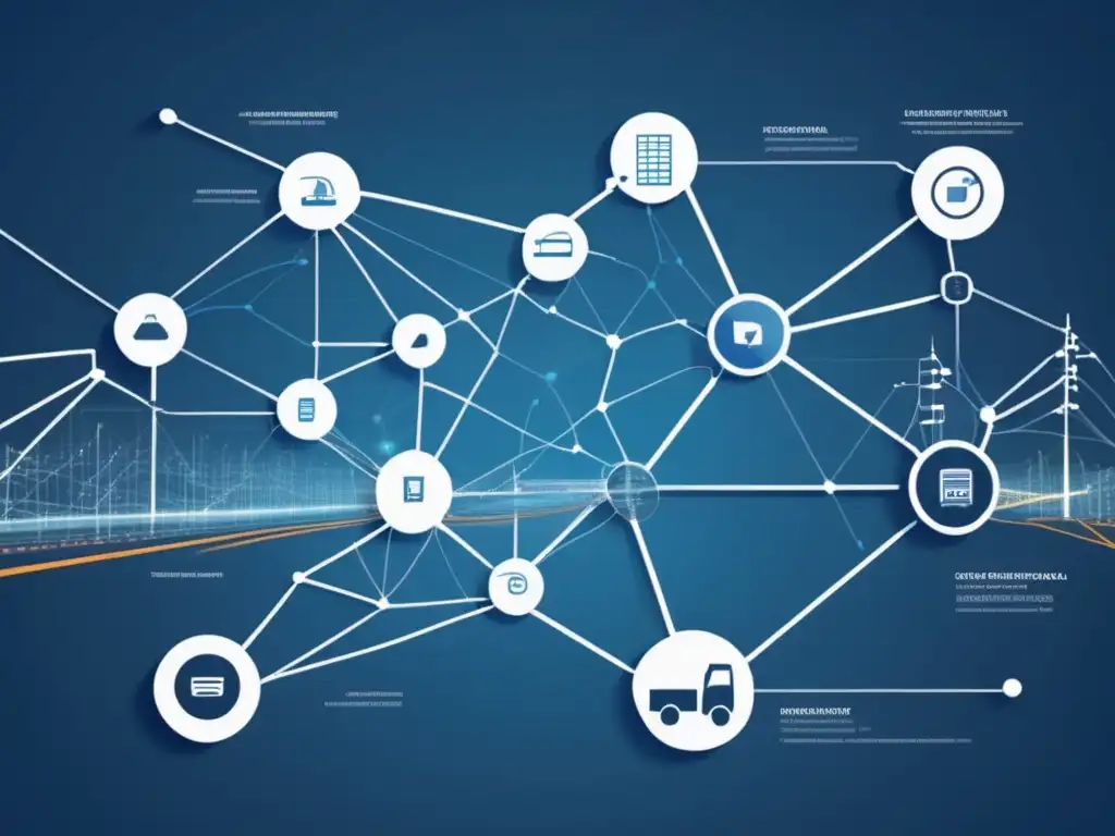 Imagen abstracta: Tecnologías disruptivas en transporte intermodal