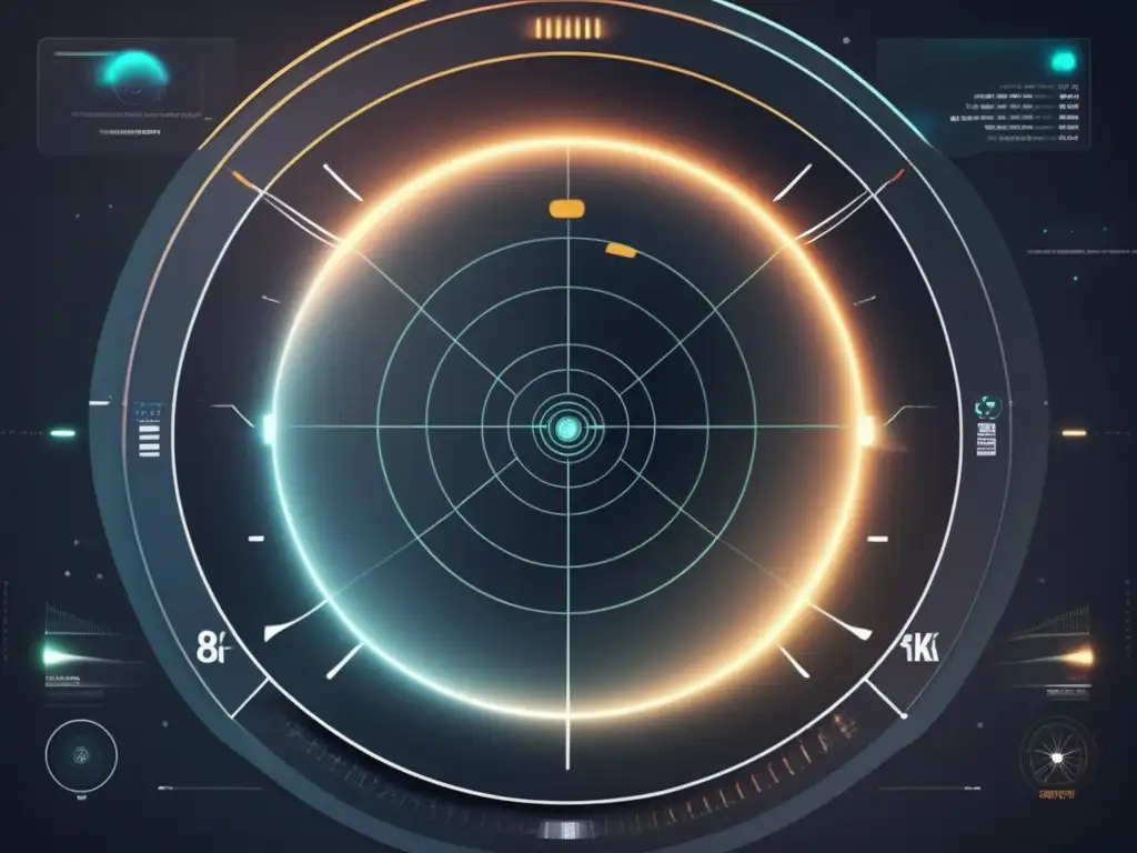 Tecnología de radares en defensa militar: Imagen 8k ultradetallada que muestra la importancia de la tecnología de radar en defensa militar