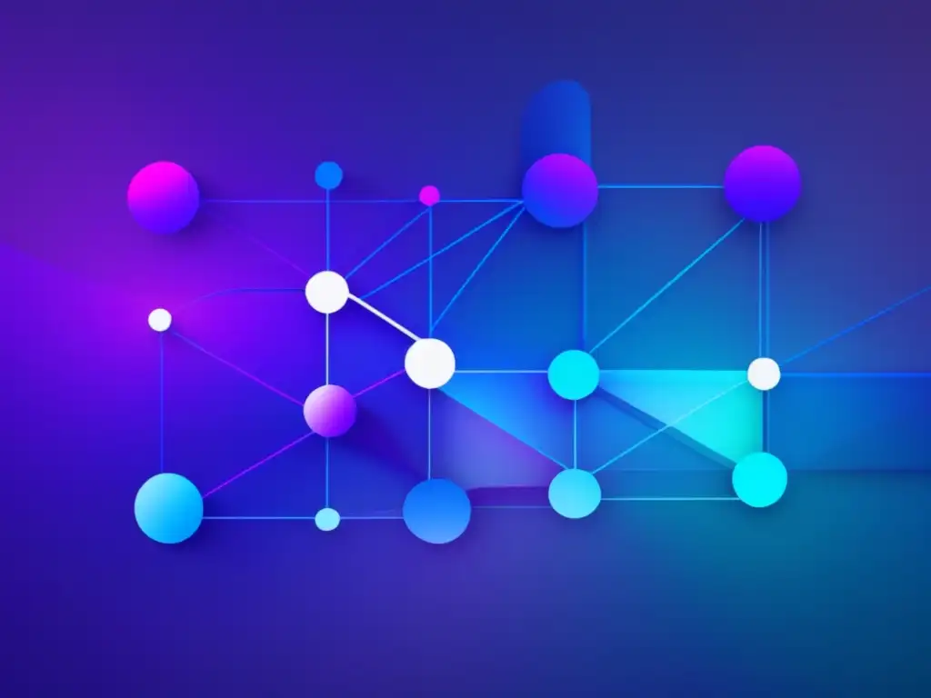 Avances tecnológicos en medios de comunicación: red abstracta que representa la complejidad y conexión en la era digital