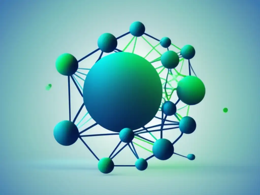 Impacto AI en seguridad nacional: red neuronal minimalista y abstracta, flujo de datos y comunicación, eficiencia en detección y respuesta