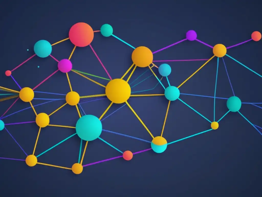 Herramientas y tecnologías que cambiaron Internet: Evolución de redes de comunicación en imagen 8k de diseño minimalista y abstracto