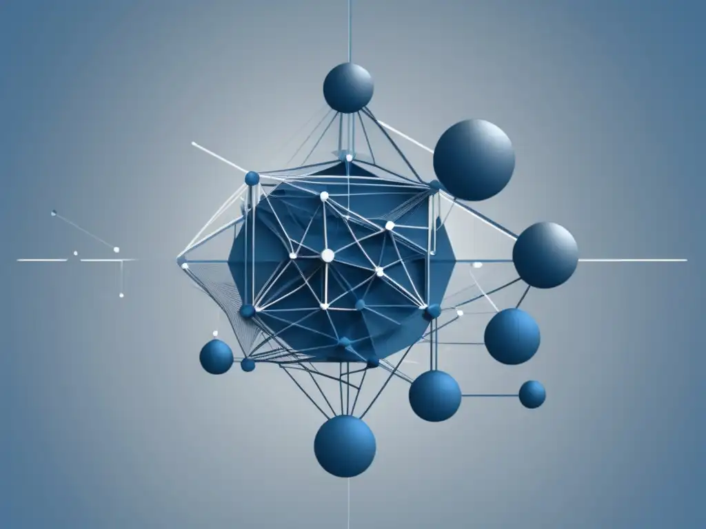 Herramientas de comunicación ancestral y avances tecnológicos en una imagen abstracta y minimalista