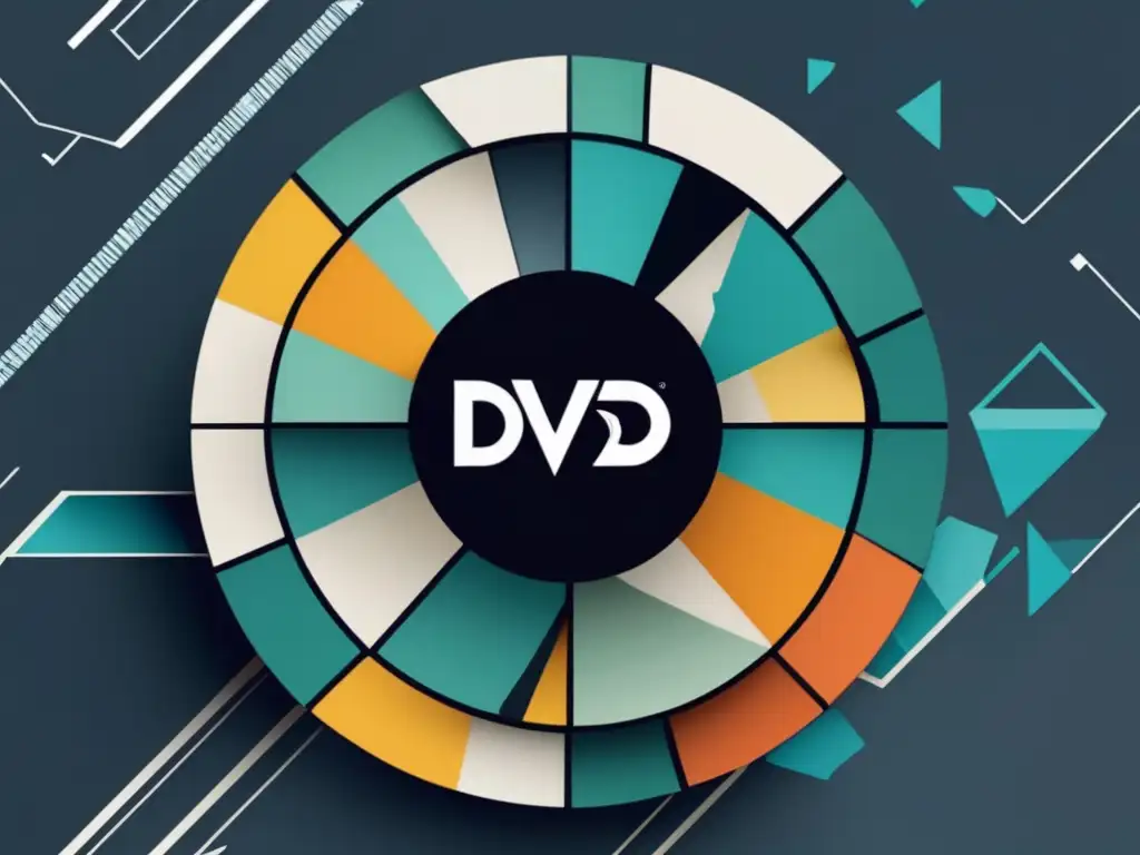 Shattered DVD disc symbolizing the streaming revolution - Reproductores de DVD en la era del streaming