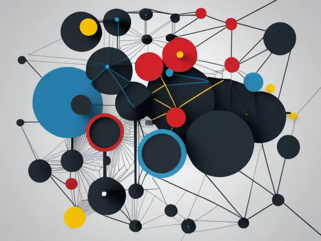 Influencia Ruzena Bajcsy en visión computadora: imagen abstracta minimalista con formas geométricas y líneas