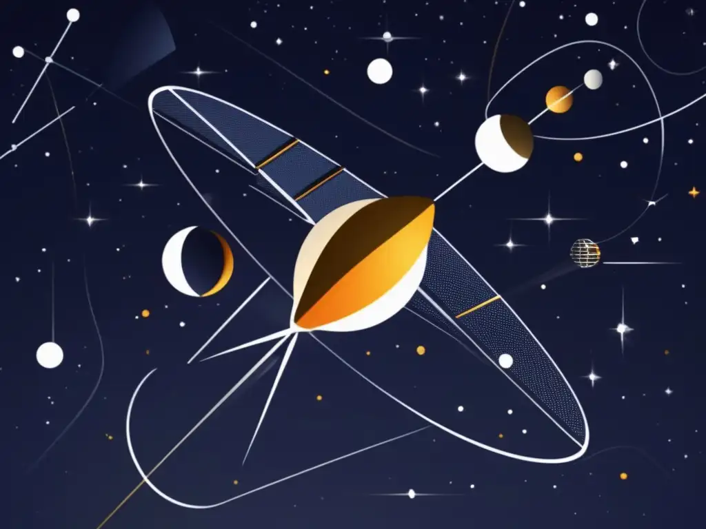 Satélite espacial minimalista en el espacio: Cómo han cambiado las comunicaciones