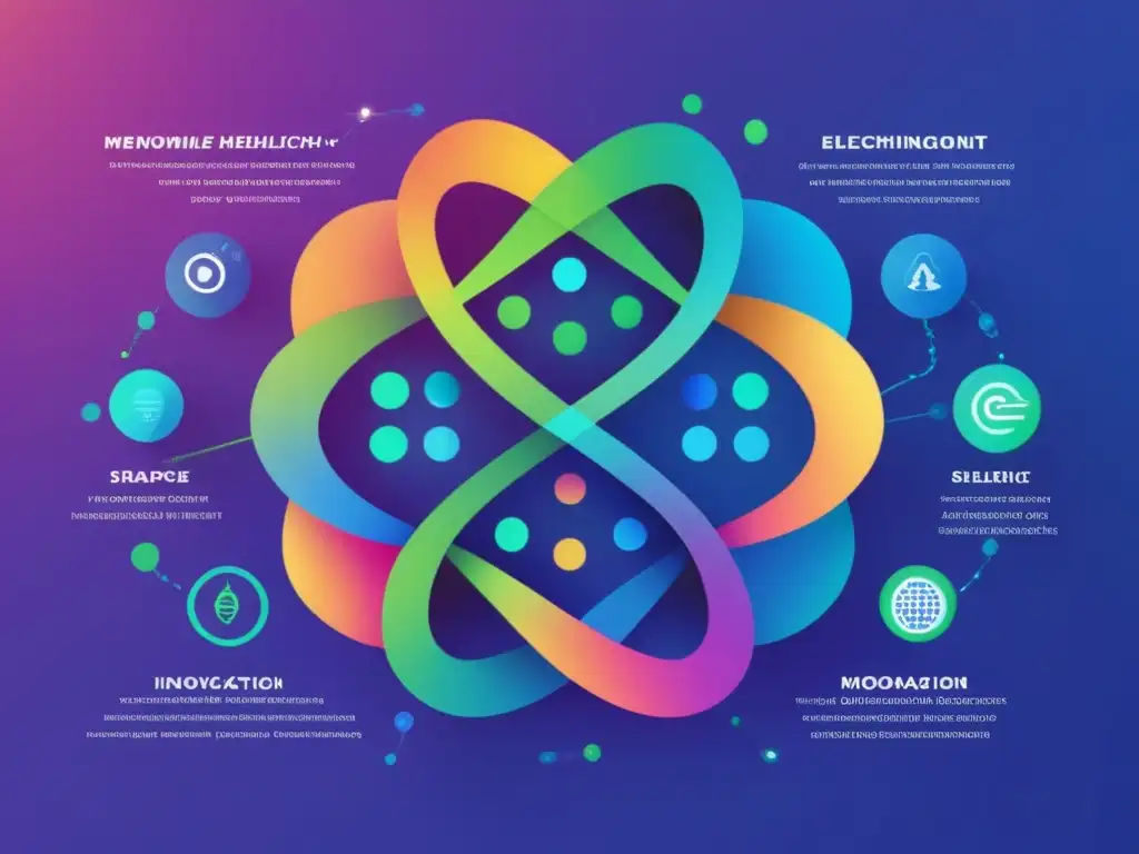 Tecnologías emergentes en salud: representación abstracta y minimalista de avances tecnológicos en salud