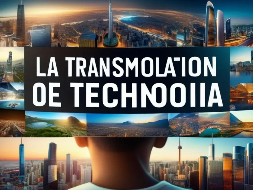 Transformación social tecnología era digital: imagen abstracta minimalista de la era digital y su impacto en la sociedad